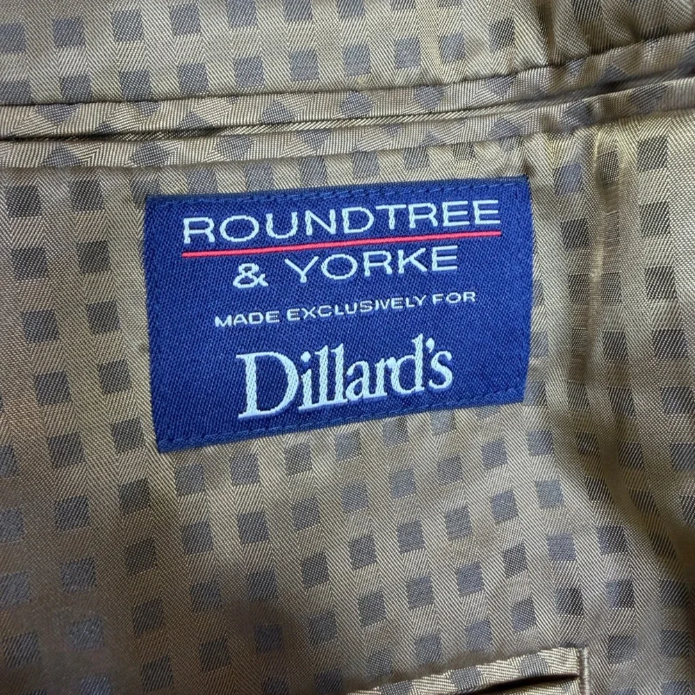 Roundtree & Yorke Corduroy Blazer Mens‎ 38R Tan Good Elbow Patches